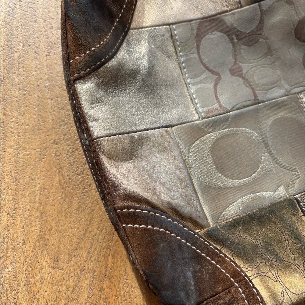 Coach Multicolor Patchwork Shoulder Bag - image 8